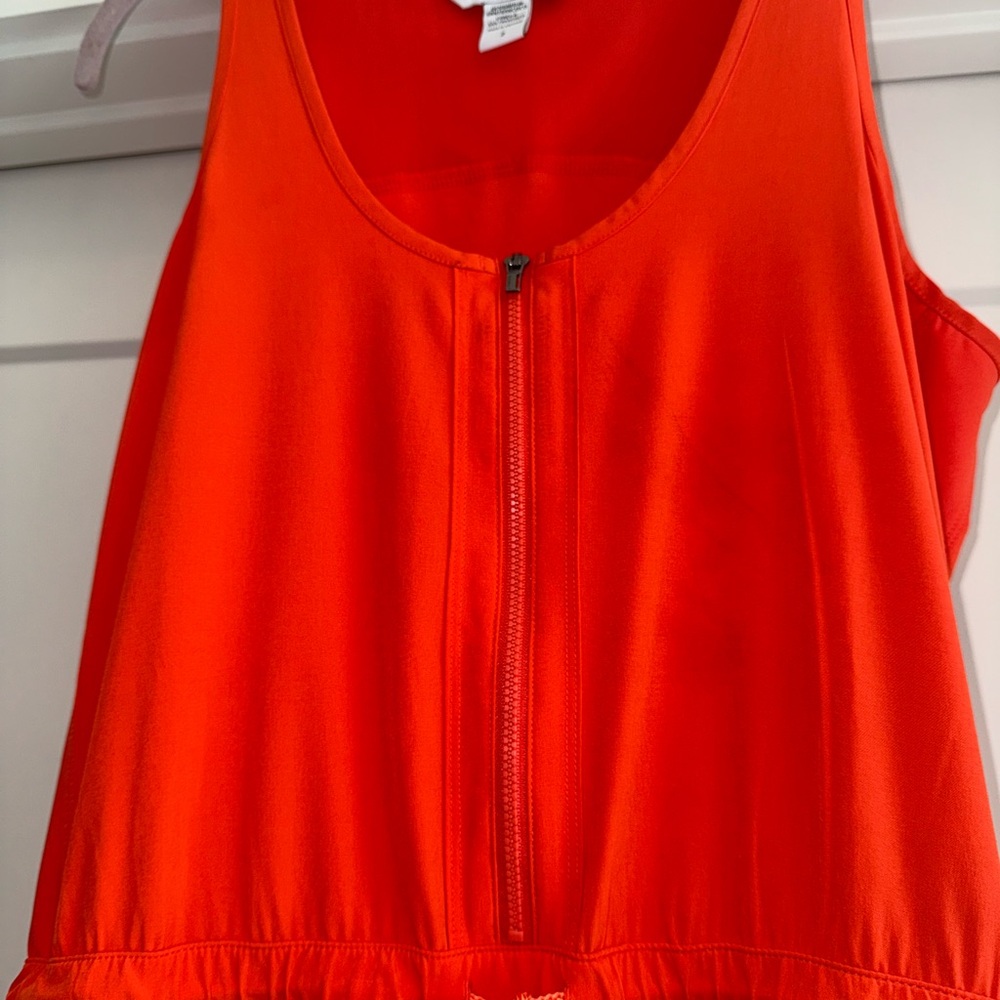 Athleta Orange athletic Dress with Zipper - Picture 4 of 9